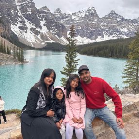 Muniraju, Family in Burnaby