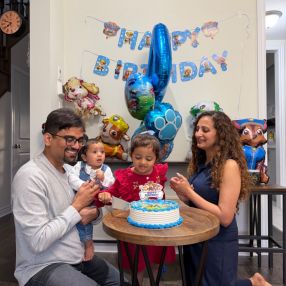 Karan, Famille à Pickering