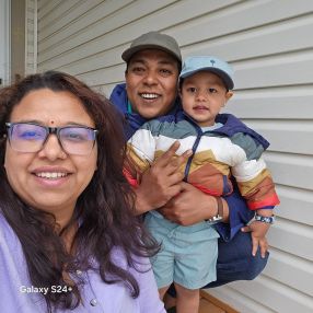 Prateekshya, Family in Regina