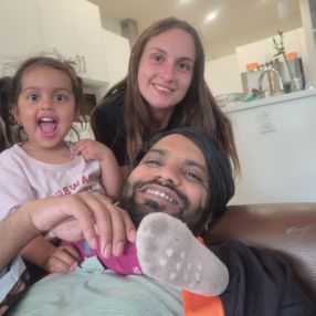 Anjara, Family in Calgary