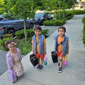 Aiah, Famille à Richmond