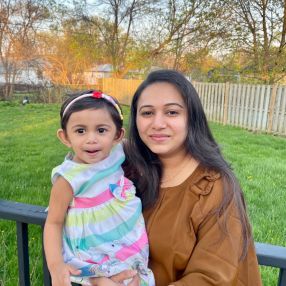Gayatri, Famille à Windsor