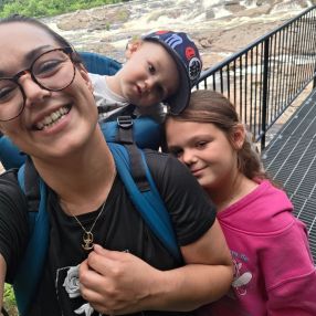 Audreann, Family in Sainte-Sophie