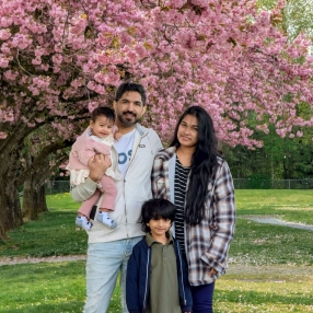 Sreeraj, Family in Abbotsford