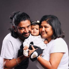 Rajeshwari, Family in Milton