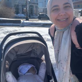 Menna, Family in Waterloo