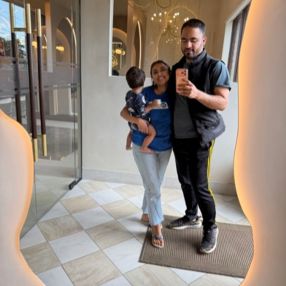 Salman, Famille à Pickering