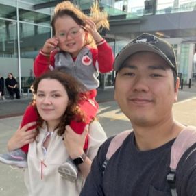 Miles, Famille à New Westminster
