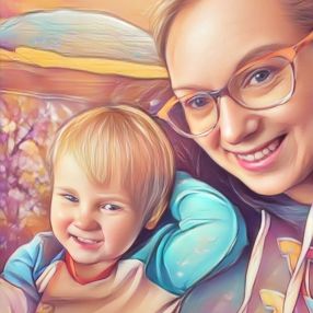 Amelia, Famille à St. Albert