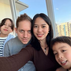 Herlina, Famille à Richmond