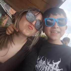 Hasbleidy, Familia en Bogotá