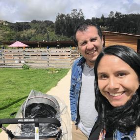 Luis fernando contreras, Familia en Chía
