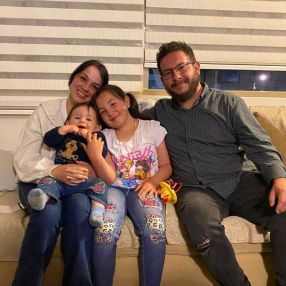 Jacqueline, Familia en Bogotá
