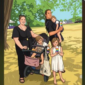 Julia, Familie in Karlsruhe