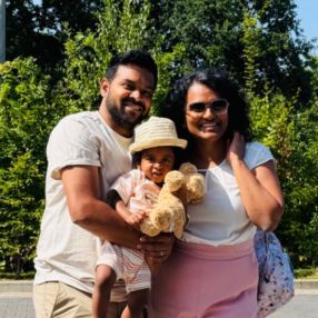 Jeevan, Familie in Hemsbach