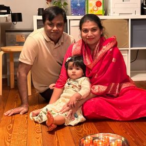 Nisha, Familie in Heidelberg