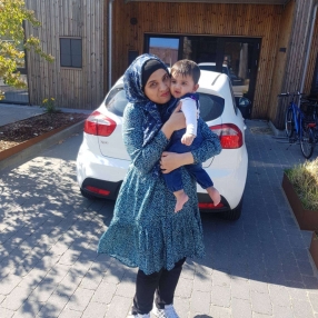 Ayesha, Family in Slagelse