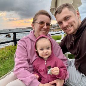 Наталія, Family in Fredericia