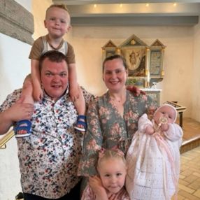 Karoline Lindegaard, Familie i Varde