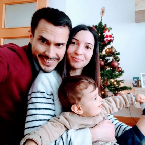 Javier, Familia en L'Alcúdia de Crespins