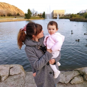 Vero, Familia en Logroño