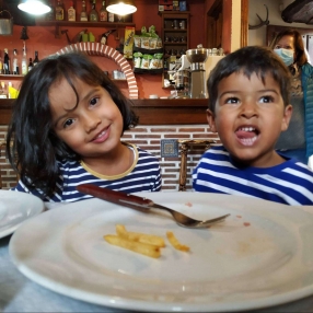 Luz, Familia en Torrelavega