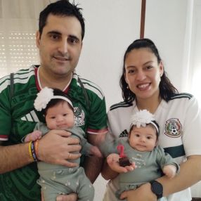 Gabriela, Familia en Madrid