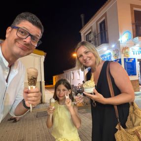 Migue, Familia en Benalmádena