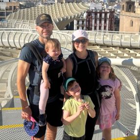 Katie, Familia en Nerja