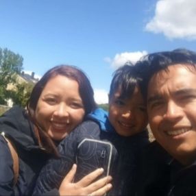 Yosmari, Familia en Sabiñánigo