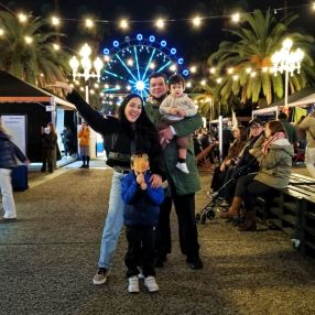 Karina, Familia en Badalona