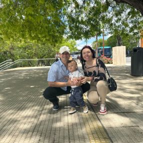 Olena, Family in Sevilla