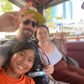 Ryan and Katia, Familia en Barcelona