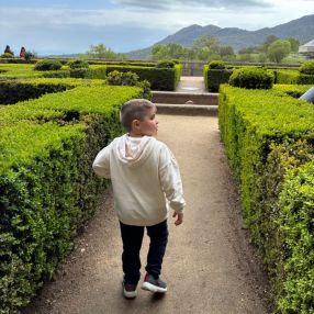 María, Family in San Lorenzo de El Escorial