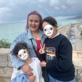 Michelle, Familia en Salou