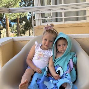 Oleksandra, Family in Benalmádena