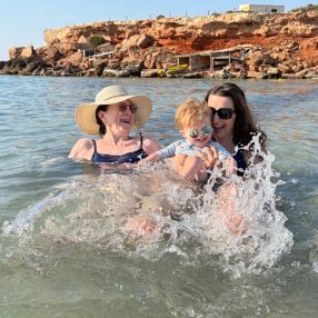 Fabienne, Family in Formentera