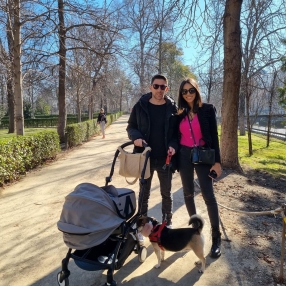 Isabela, Familia en Madrid