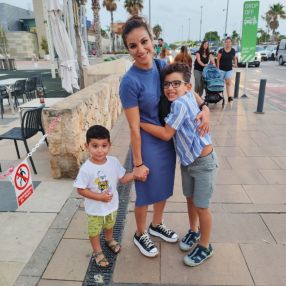 Wafika, Family in Pollensa