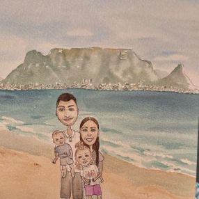 Georgina, Familia en Alella