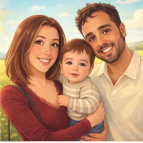 Maria, Family in Serranillos del Valle