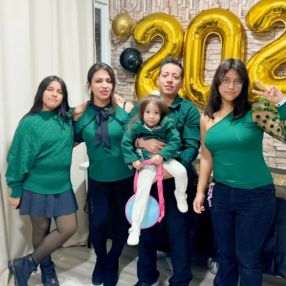 Patricia yahaira, Family in Yebes