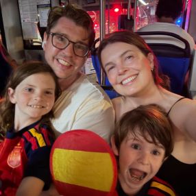 Catharine, Family in San Sebastián