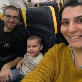 Laura Amalia, Familia en Brión