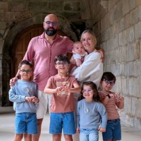 Leticia, Familia en Aranjuez