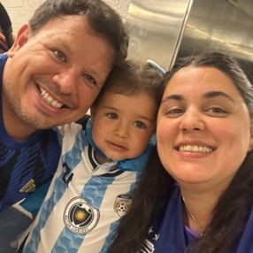 Evangelina, Family in Barcelona