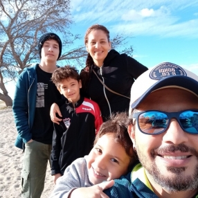 Marcos, Familia en L'Hospitalet de l'Infant
