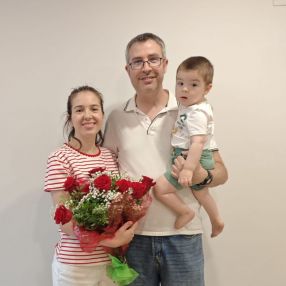 Lidia María, Familia en Sestao