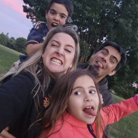 Miguel Angel, Family in Rivas-Vaciamadrid