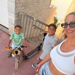 Tiziana, Family in Benalmádena